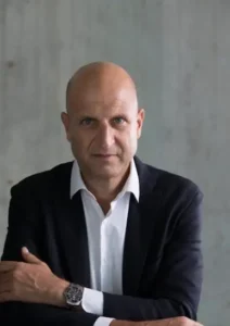 Gianfilippo Mancini crossing his arms in front of the camera