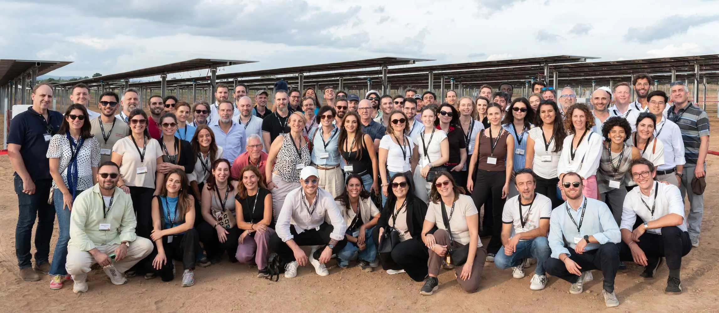 DVP Solar team at Vetralla agrivoltaic project